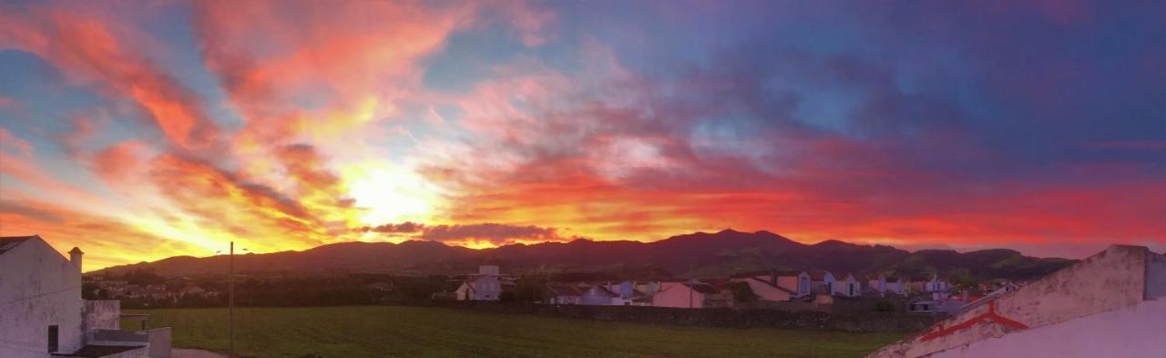 Por Do Sol Villa Ribeira Grande Exteriör bild